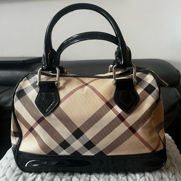 Burberry Nova Check bowling bag - Picture 1 of 10